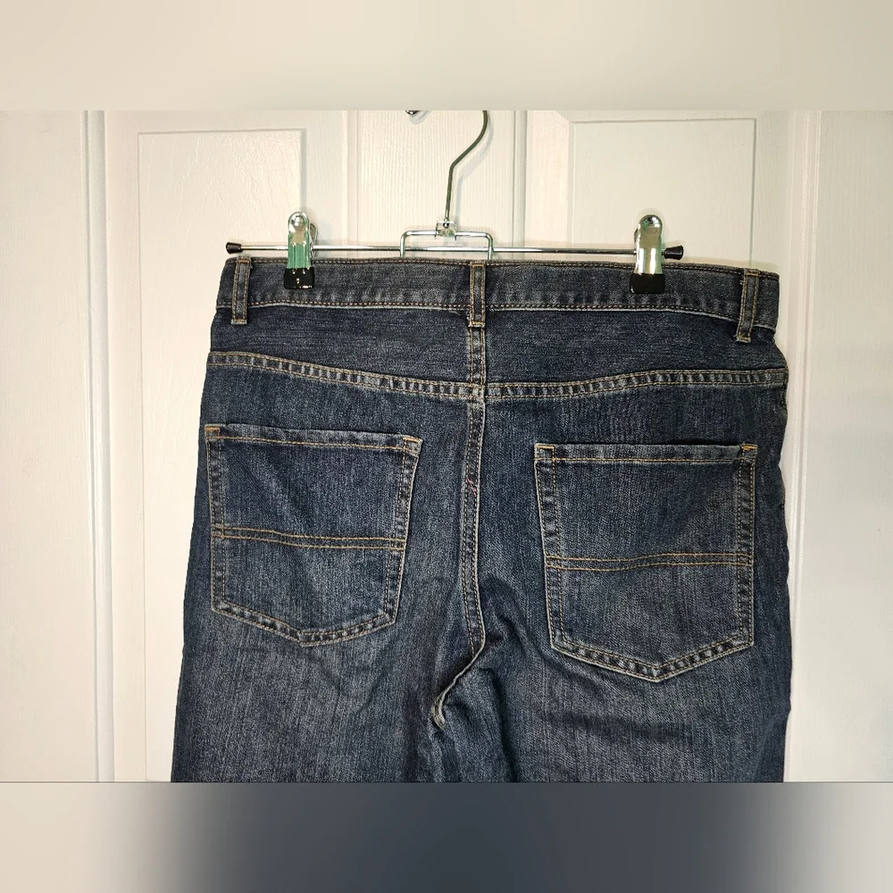 Children's Place Dark Blue Bootcut Jeans Boys Size 14 Husky NWT